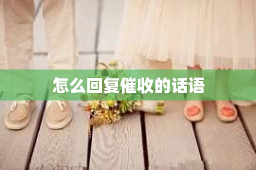怎么回复催收的话语