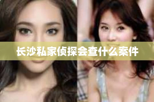 长沙私家侦探会查什么案件