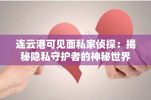 连云港可见面私家侦探：揭秘隐私守护者的神秘世界