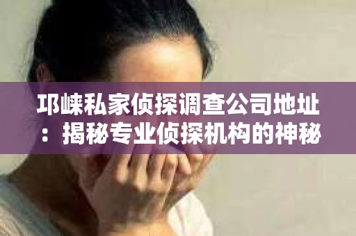 邛崃私家侦探调查公司地址：揭秘专业侦探机构的神秘面纱