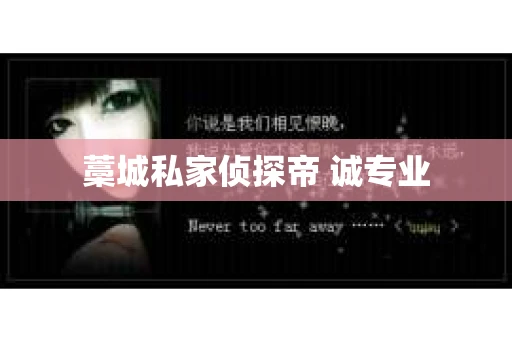 藁城私家侦探帝 诚专业
